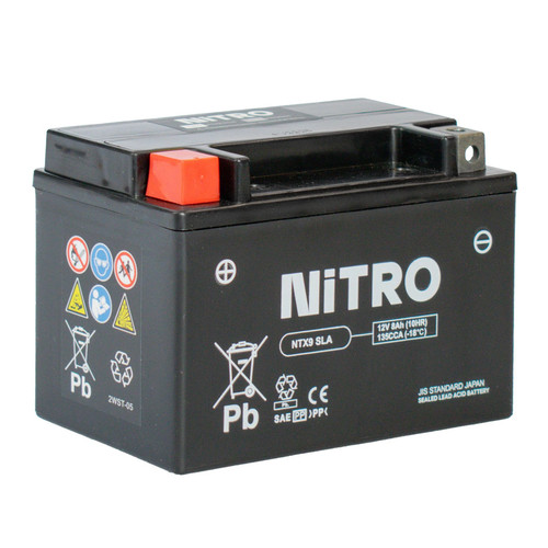 Batteria nitro 12v 8ah ytx9 - 12v,