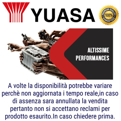 Ybx3334 yuasa batteria - batteria,